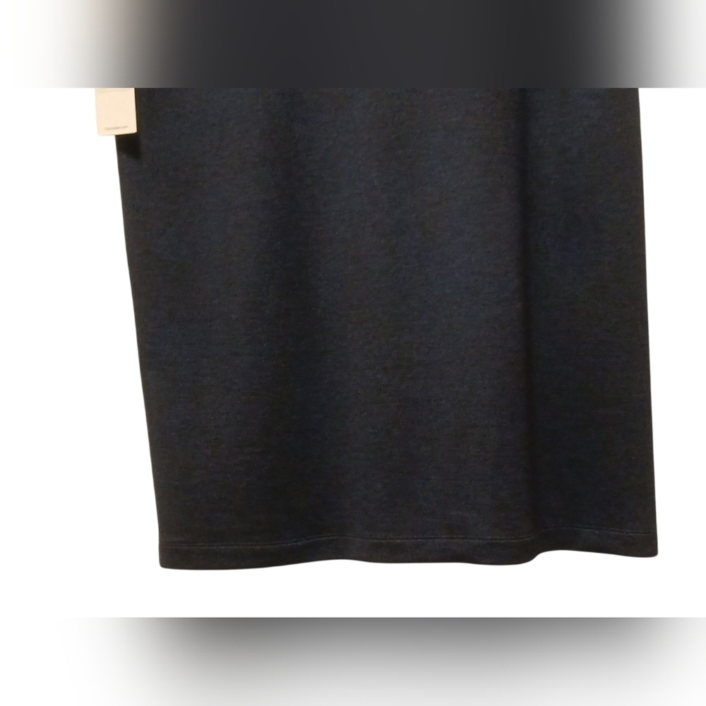 Calvin Klein - NWT, Blue Sweater Dress, Short Sleeve W/Cuffs, Size S, - Picture 9 of 12